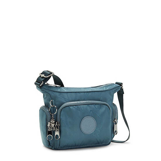 Kipling Gabbie Mini Printed Crossbodytassen Donkerblauw Grijs | België 2090FD